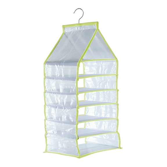 PRETXORVE Closet Hanging Organizer for Clothes, Small Closet Organizer, Hanging Closet Organizers and Storage Shelves, Hanging Shelves for Closet Organization & Storage