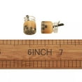 thumbnail image 3 of EOEMY 20Pcs Navajowhite Glass Bottle Pendants Mini Cute Tea Charms Crafting 20~25mm, 3 of 9
