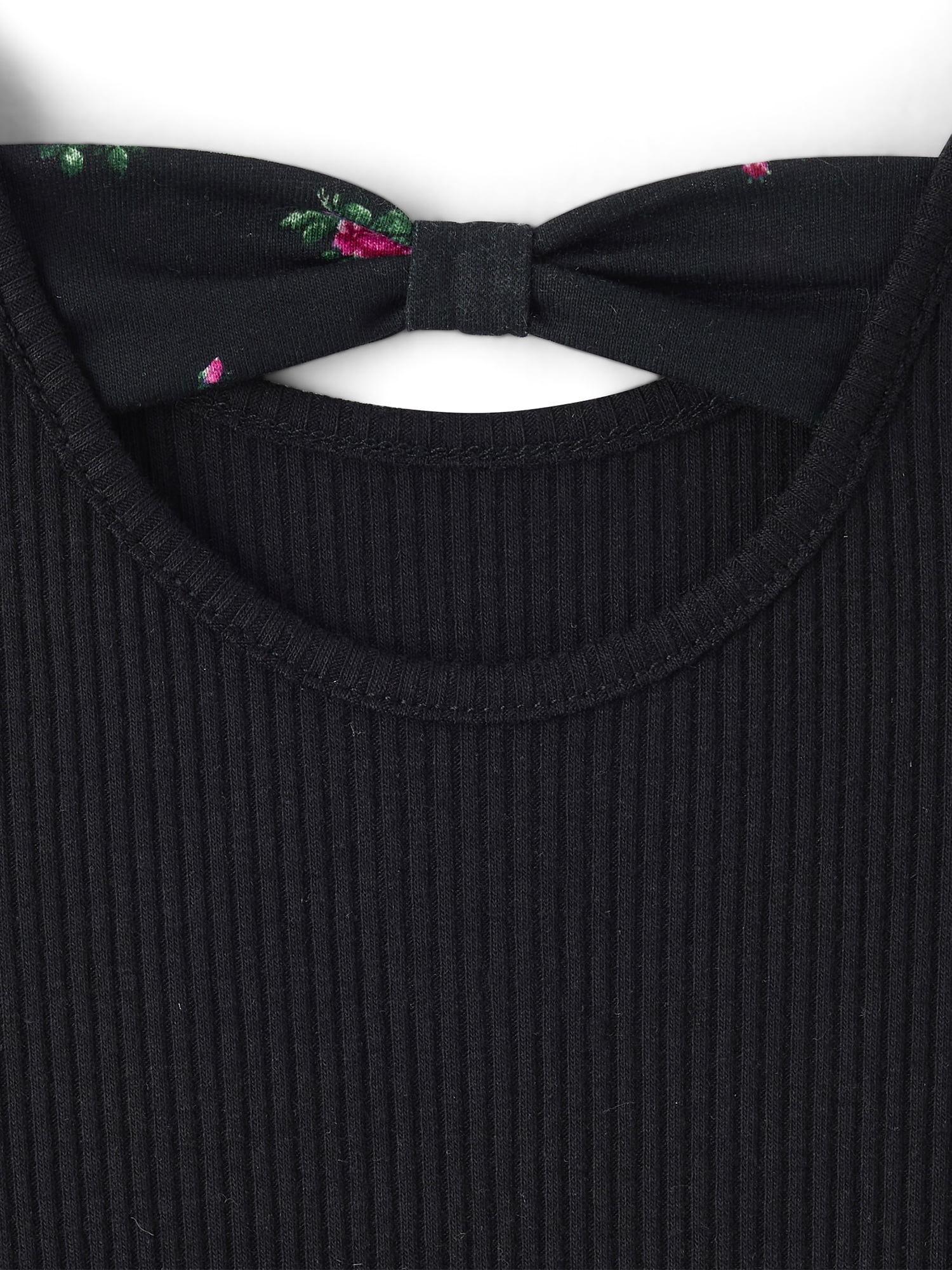 The Children's Place Baby & Toddler Girls Long Sleeve Floral Bow Back Dress, Sizes 6M-5T
