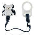 thumbnail image 5 of Baby Buddy Infant Pacifier Holder Clip with Silicone Ring, 4+ Months, Sage-White Stitches, 1pk, 5 of 7