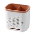 thumbnail image 1 of Under 10 Drain Rack Multifunctional Storage Rack Chopsticks Double Layer Cutlery Drainer Basket Tableware Bucket Utensils Holder Chopstick Drain Box, 1 of 8
