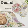 thumbnail image 3 of Pink White Flowers Body Pillow Covers 20"x54", Spring Floral Elegant Pastoral Botanical Rustic Soft Brushed Microfiber Breathable Throw Pillow Covers, Pillowcase with Zipper for Couch Sofa Bedroom, 3 of 9