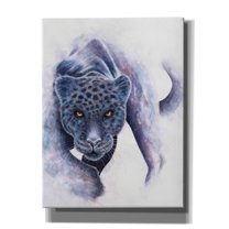 Epic Graffiti 'Spotted Black Panther' by Michelle Faber, Canvas Wall Art, 12"x16"