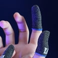 thumbnail image 5 of Cubiertas de dedos para PUBG Transpirable Sensible Pantalla táctil Pulgar Manga 2pcs, 5 of 5