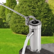Hand Well Pump Manual Press Deep Water Pump for Industrial Work Garden Yard Farm Home Stainless Steel
