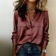 thumbnail image 5 of TaTaai Casual Denim Blouse for Women, Long Sleeve Cardigan Jacket with Pockets, Soft Loose Fit Top, Ideal for Fall Season, Thanksgiving and Everyday Activities Gift, 5 of 9
