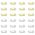thumbnail image 3 of Abbracc 60pcs Stainless Steel Small End Tail Charm Pendant Necklace Extender Chain Charms for DIY Jewelry Making Crafts Accessories, 3 of 8