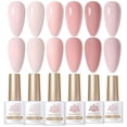 thumbnail image 1 of Esmalte de uñas en gel Born Pretty Pink, juego de 6 colores, 1 of 8