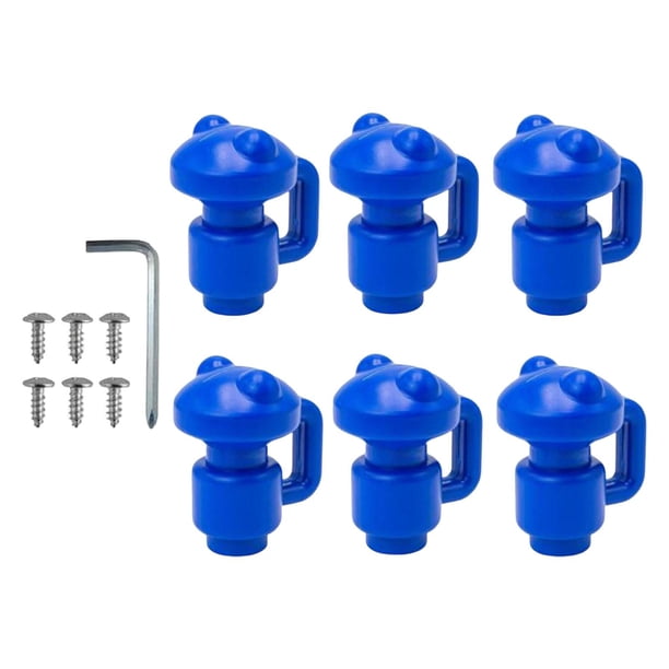 Cubierta Universal para poste tornillo, cubierta protectora para , sombrero para , accesorios de repuesto para , Azul DYNWAVEMX Cubierta de la barra de trampolín