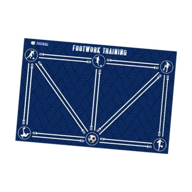 Tapete de entrenamiento para pasos de fútbol, tapete de fútbol antideslizante, tapete multiusos para puerta de fútbol, tapete de entrenamiento par Estilo A