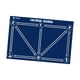 thumbnail image 1 of Tapete de entrenamiento para pasos de fútbol, ​​tapete de fútbol antideslizante, tapete multiusos para puerta de fútbol, ​​tapete de entrenamiento par Estilo A, 1 of 9