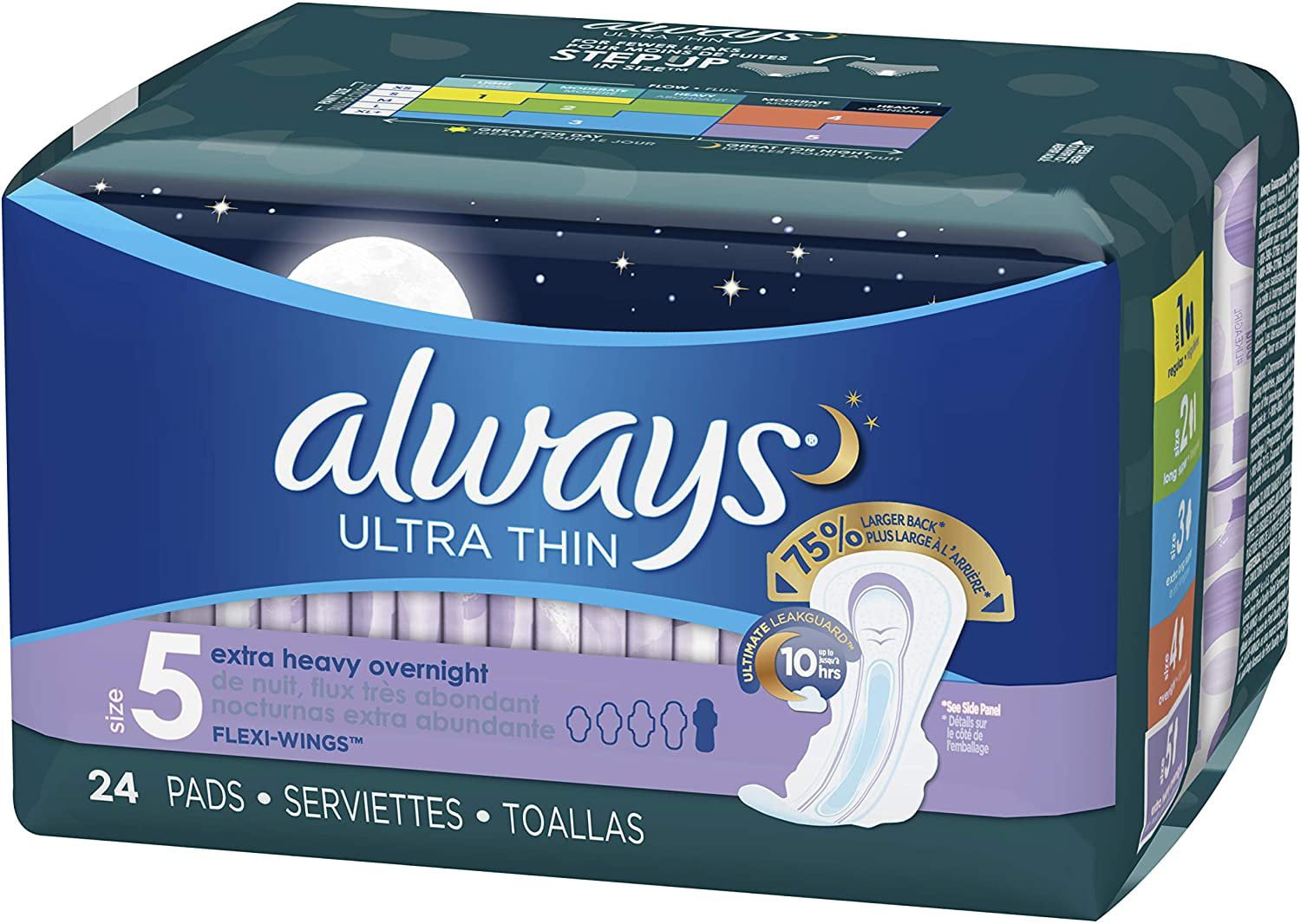 Buy Always Ultra Thin Extra Heavy Overnight Pads - 34 CT Online at Low  Prices in India 