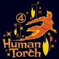 thumbnail image 2 of Juniors The Fantastic Four: First Steps Retro Human Torch T Shirt, 2 of 2
