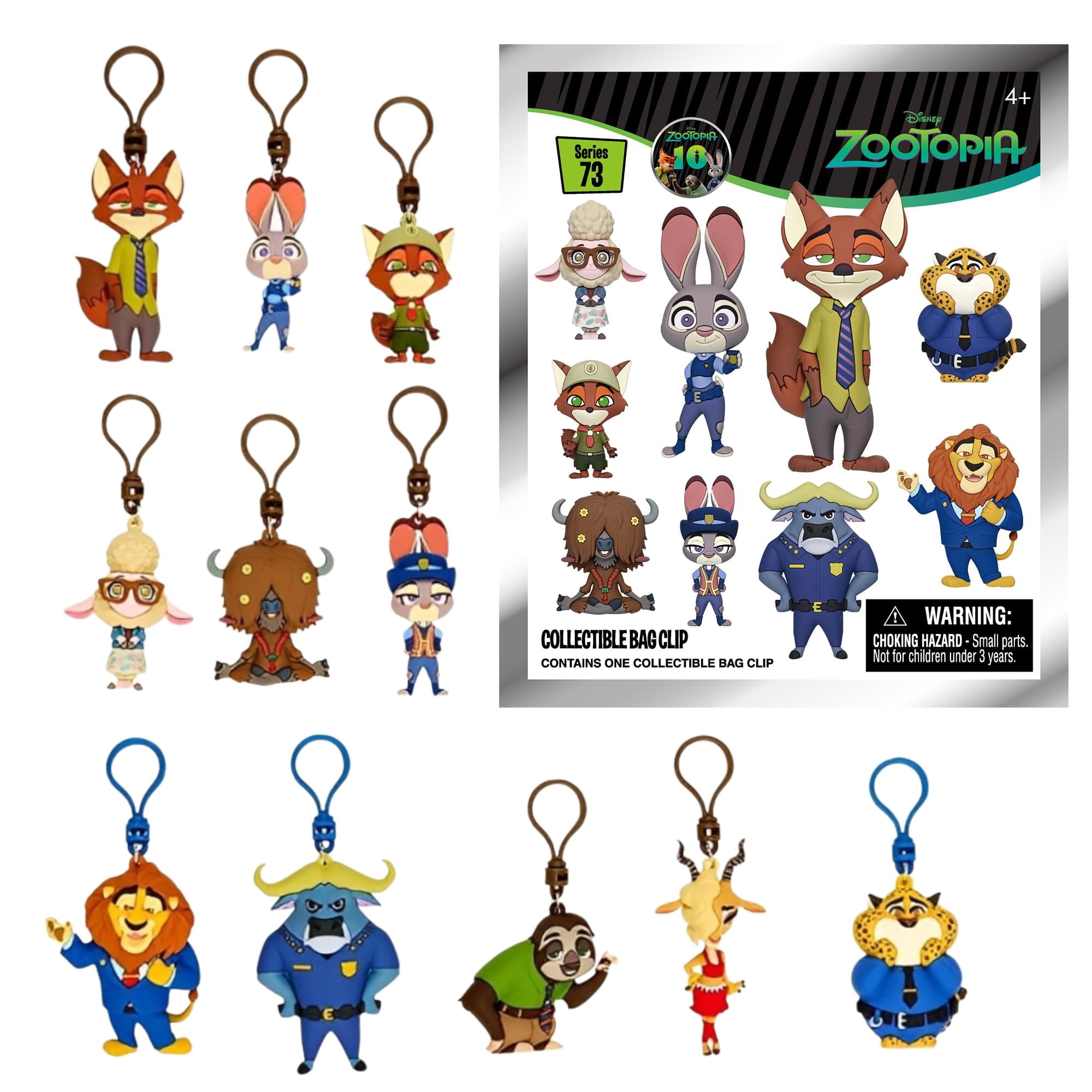 Naruto Shippuden Series 4 3D Foam Bag Clip | One Random - Walmart.com