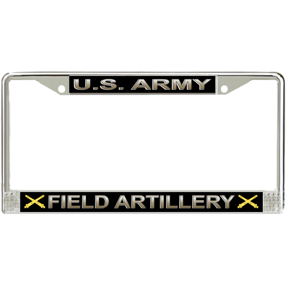 U.S. Army Field Artillery License Plate Frame