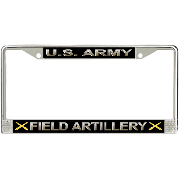 U.S. Army Field Artillery License Plate Frame