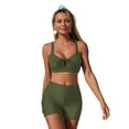 thumbnail image 1 of Active Swim Set with Pockets Matching Solid Color Tankini, Sport Briefs for Beach & Pool, 1 of 7
