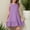 Purple, variant on Spazoro Little and Big Girls Dresses, Sleeveless Comfortable Round Neck Solid Color Casual Dresses for Girls Black Size 5 T