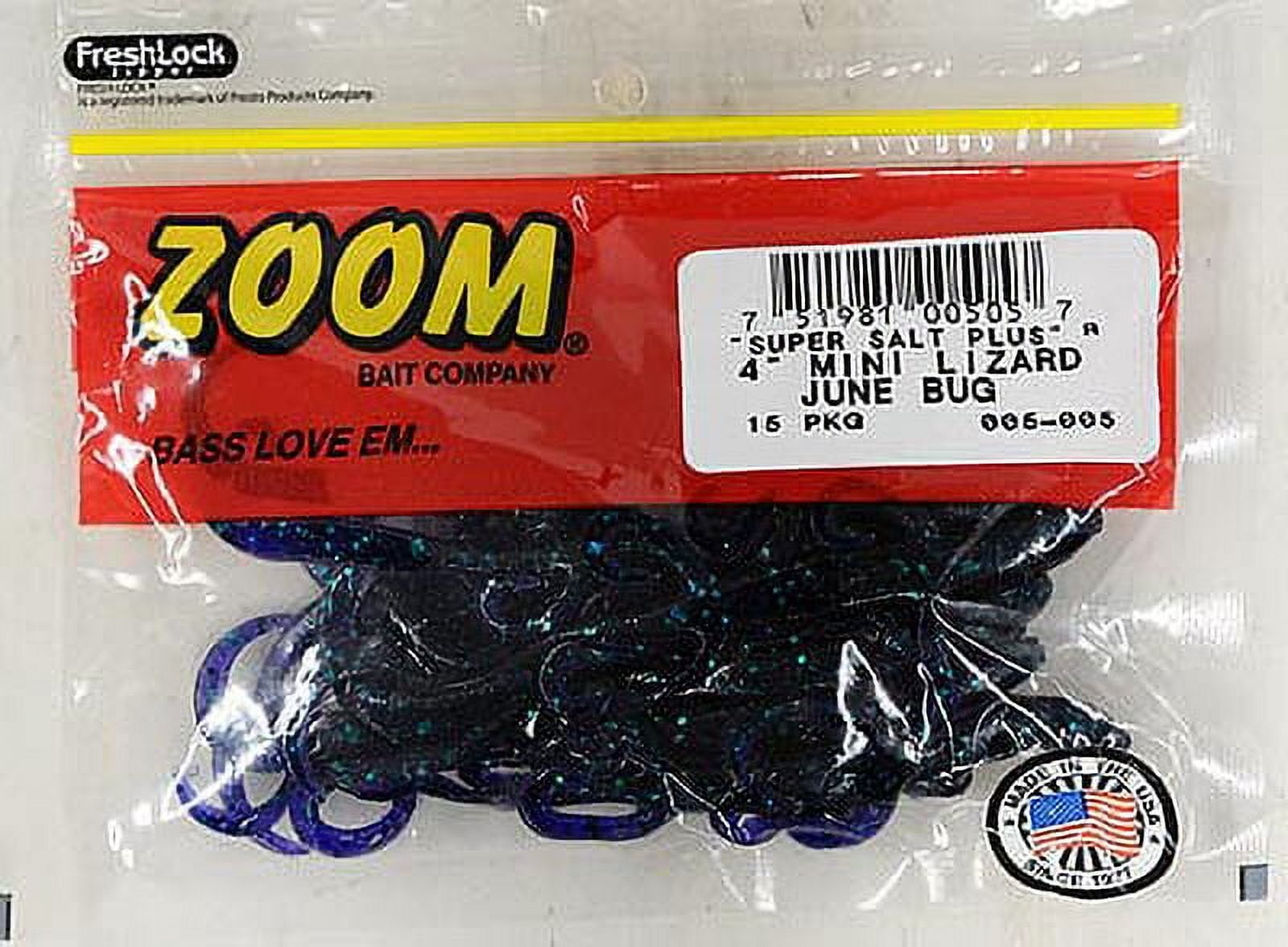 (2 pack) Zoom Mini Lizard 4'' Junebug 15pk
