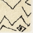 thumbnail image 5 of Linon Home Décor Morocco Shaggy Area Rug or Runner Collection, Ivory and Black, 2' x 3', 5 of 5