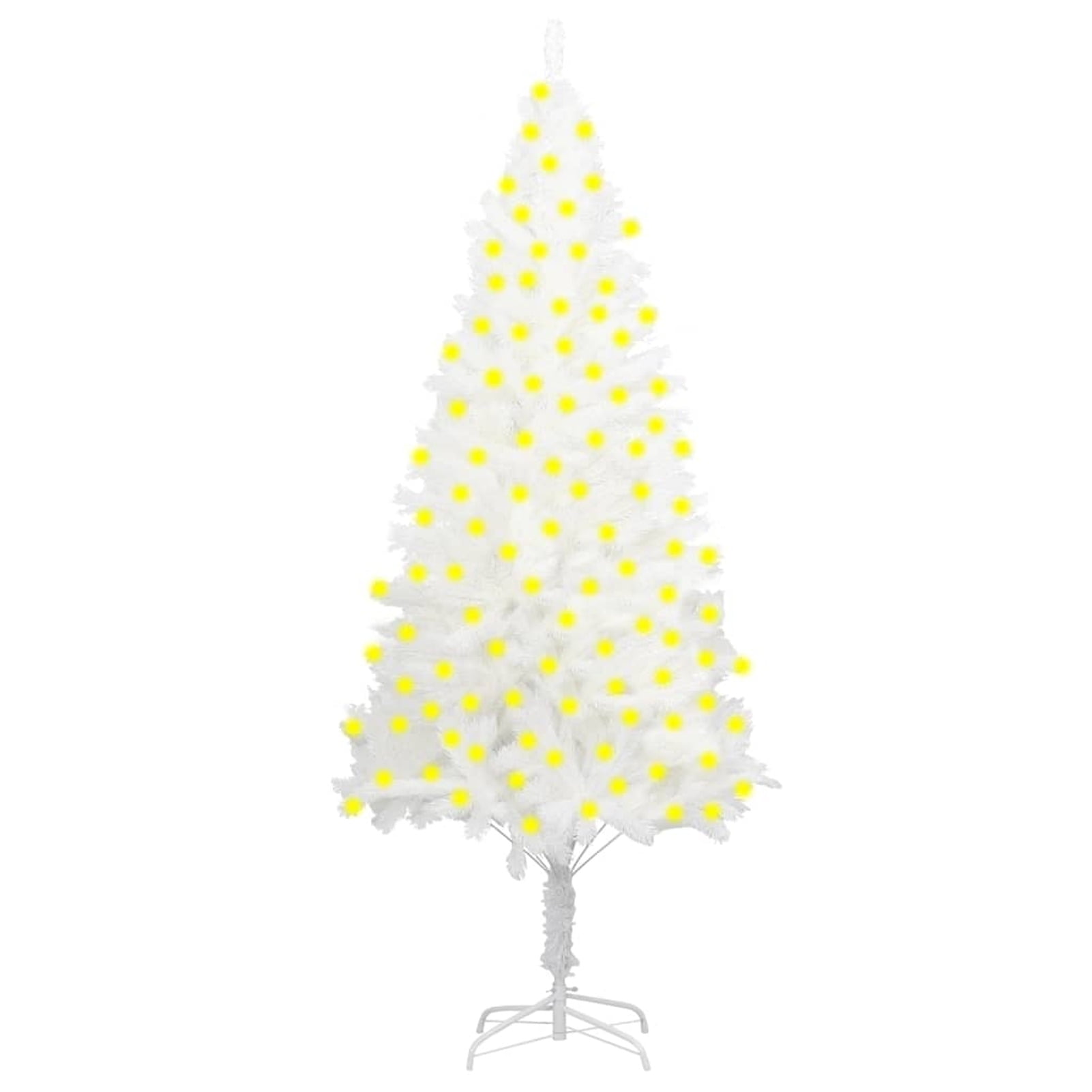Details about   New Flocked Lighted Snowman White Christmas Tree Display 4' Tall Fully Decorated 