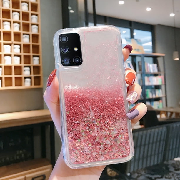 Funda de arena movediza líquida con estrellas brillantes para Samsung Galaxy S21 Ultra S20 FE S10 Plus Note 20 10 A51 A71 A31 A32 A12 A52 A72 S22 Tan Jianjun unisex
