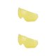 thumbnail image 1 of Greeniant Sombrero para bicicleta de carretera, gafas fáciles de desmontar, lente de ciclismo, equipo de protección solar desmontable moldeado Amarillo 2piezas, 1 of 6