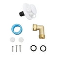 thumbnail image 2 of 10 Pcs RV Water Hookup Inlet, RV Water Fill Inlet Kit Brass with Hose Elbow Check Valve Hookup Connector for Motorhome Trailer Marine, 2 of 7