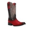 thumbnail image 2 of Ferrini Mens Roughrider Embroidered Narrow Square Toe Cowboy  Boots Shoes, 2 of 5