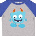thumbnail image 4 of Inktastic Cute Monster, Blue Monster, Funny Monster, Horns Boys or Girls Toddler T-Shirt, 4 of 5