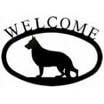 thumbnail image 2 of Home Wall Decorative Indoor Black German Shepherd - Welcome Sign Small, 2 of 2