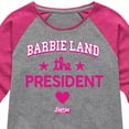 thumbnail image 3 of Barbie - Barbie Land Palm Trees - Toddler & Youth Girls Raglan Graphic T-Shirt, 3 of 5