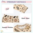 thumbnail image 2 of Boys Pajamas Girls Pajama Bohemian Element Pattern Cute Comfortable Cotton Two-piece Pajama Set, 2 of 7