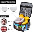 thumbnail image 4 of Ninjago Portable Lunch Bag, Insulated Lunch Box Reusable Lunch Totes Bag For Camping Hiking Travel Picnic, 4 of 8