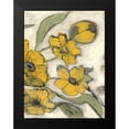 thumbnail image 2 of Haynes, Smith 12x14 Black Modern Framed Museum Art Print Titled - Citron Flora B2, 2 of 5