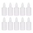 thumbnail image 6 of Uxcell 1.7oz Small Mouth Empty Squeezable Drop Bottles Plastic White 10 pcs, 6 of 6