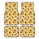 thumbnail image 1 of Balery Yellow Polka Dot Sunflower Juego de 4 Alfombrillas para Auto, Revestimientos de Caucho Resistente, Diseño Antideslizante, 1 of 7