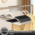 thumbnail image 1 of 10PCS Anti Slip Hanger Household Clothes Hanger Plastic Non Marking and Anti Slip Hanger Clothing Rack Drying Rack for Clothes, 1 of 6