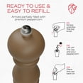 thumbnail image 5 of Peugeot Paris u'Select 7-inch Pepper Mill - Manual Rock Pepper Mill with Adjustable Precision Grinding, Stainless Steel & Beechwood, Sustainable & Elegant Kitchen Tool (Mocha), 5 of 7