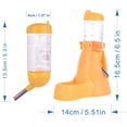 thumbnail image 5 of Dispensador de agua para animales pequeños, hámster, cobaya, conejo, rata, hurón, jerbo, chinchilla, 80 ml, amarillo, 5 of 5