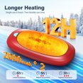 thumbnail image 2 of Hand Warmers Rechargeable with 10000mAh Charging Case, 2000mAh Portable Hand Warmers 2 Pack, Reusable Electric Pocket Heater for Hunting, Portable Heater Gifts for Christmas,Outdoor,Camping, 2 of 9