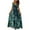 Green womens dresses, variant on Wycnly Womens Dresses Beach Boho High Waist Flowy Swing Long Sundress with Tie Fashion Leaves Print V-Neck Sleeveless Maxi Summer Dress Black s