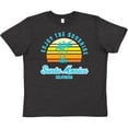 thumbnail image 3 of Inktastic Summer Enjoy the Sunshine Santa Monica California in Blue Youth T-Shirt, 3 of 5