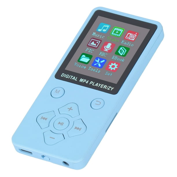 Reproductor mp3 Con, Sonido Hifi Pantalla de 1,8 Pulgadas Reproductor de Música Portátil Reproductor de Audio Reducción Reducción digital de Ruido Reproductor de Música