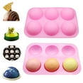 thumbnail image 6 of ACDANC Semi Sphere Silicone Mold,Half Sphere Silicone Baking Molds Chocolate Bombs Mold/Round Shape Half Sphere Mold for Making Chocolate,Cake,Jelly,Dome Mousse, 6 of 7