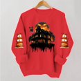thumbnail image 2 of Hvogkswy Halloween Sweatshirt for Women Printed 2026 Long Sleeve Crewneck Sweatshirts Oversized Fall Winter Casual Pullover Tops, 2 of 5