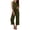 Army Green, variant on Women's Contrast Stitch Sleeveless Top and Drawstring Culotte Pants Set, 2 Piece Casual Outfit