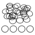 thumbnail image 1 of Anillo en O de goma nitrílica Uxcell, (28mm OD 24mm ID mm 2mm Ancho) (50 Pcs), Junta de sellado de Buna-N NBR, 1 of 6