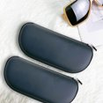 thumbnail image 5 of Estuche blando para gafas de sol con cremallera, bolsa de gafas de neopreno, bolsas organizadoras portátiles de cuero PU para gafas, 5 of 5