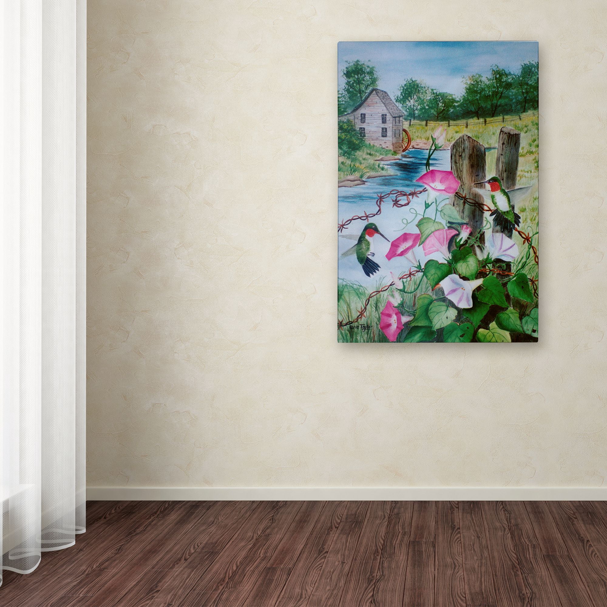 Trademark Fine Art 'Hummingbirds' Canvas Art by Arie Reinhardt Taylor